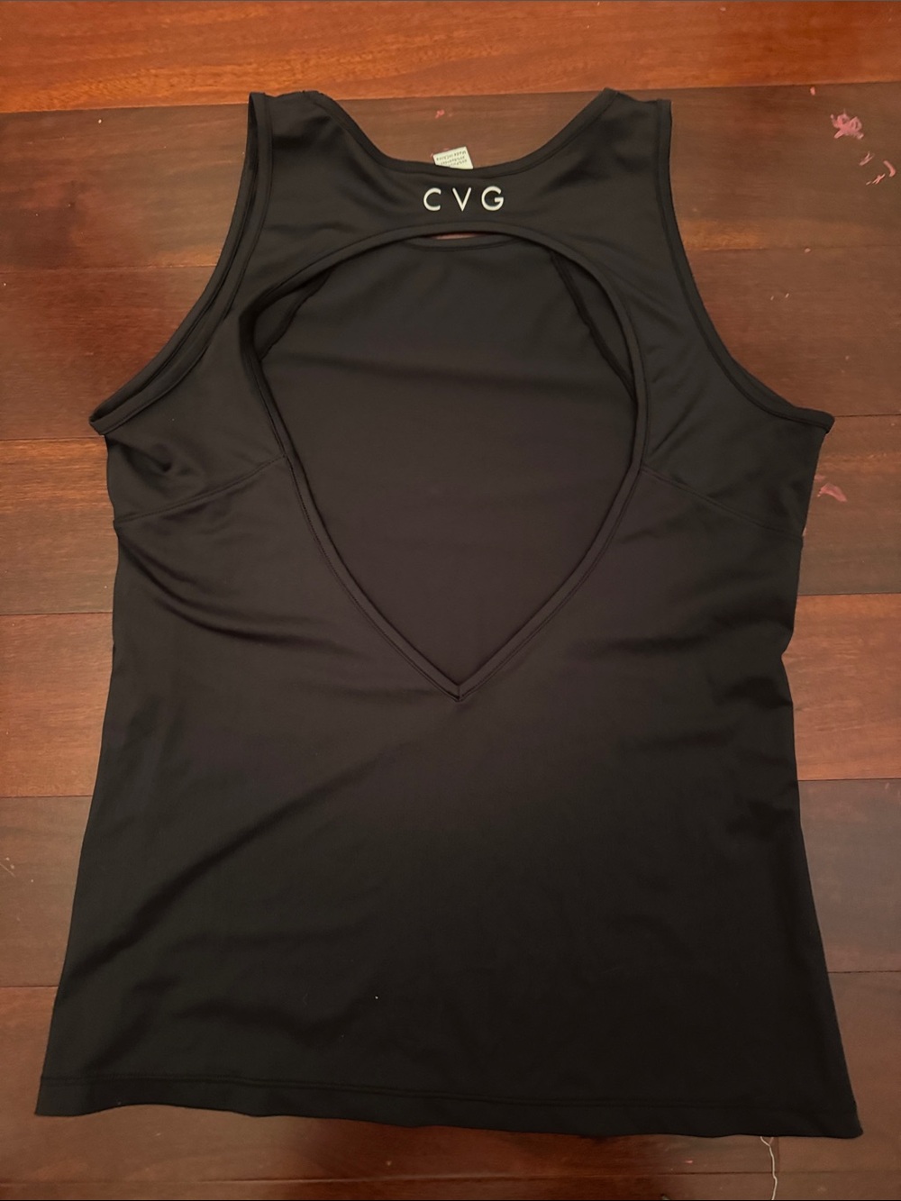 Constantly Varied Gear Black Open-Keyhole Athletic Tank